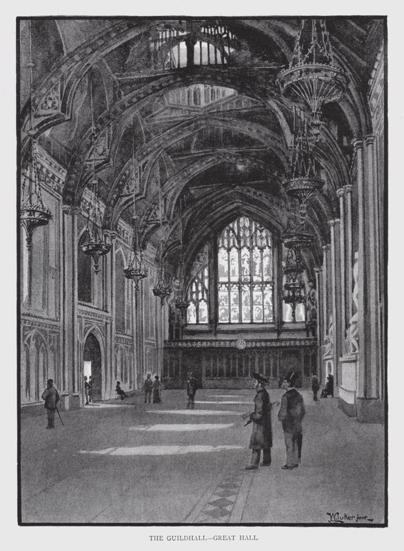 Guildhall, Grande Salle - William Luker