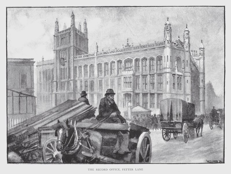 Le Record Office, Fetter Lane - William Luker