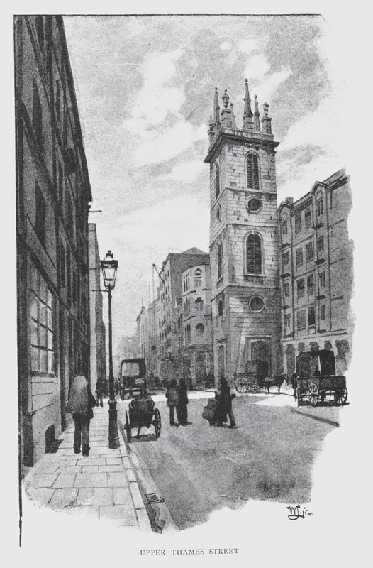 Upper Thames Street - William Luker