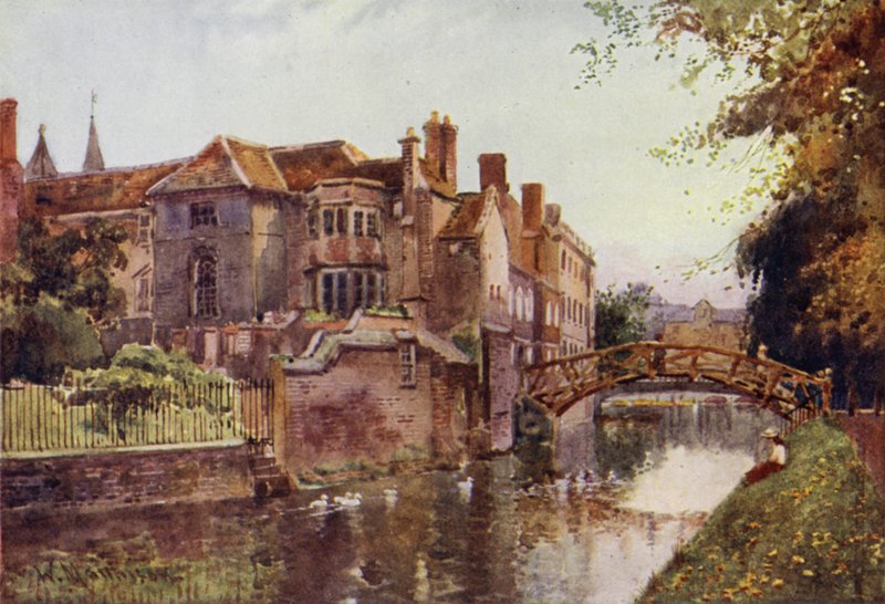 Queens College depuis le Front de la Rivière - William Matthison