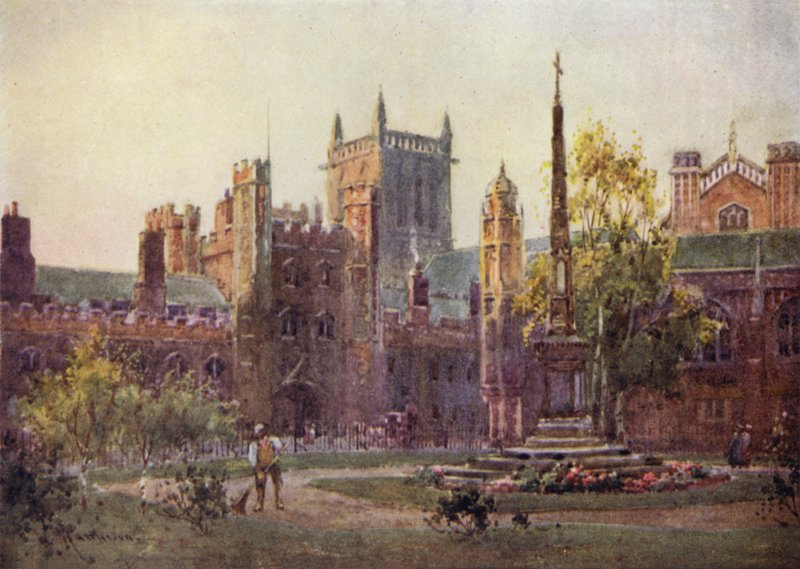 La Porte et la Tour de St Johns College - William Matthison