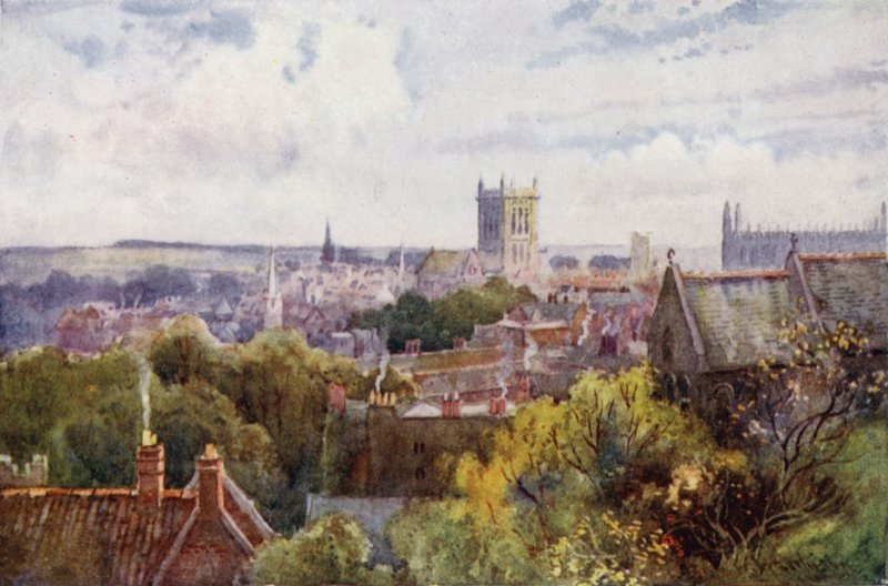 Vue de Cambridge depuis Castle Hill - William Matthison