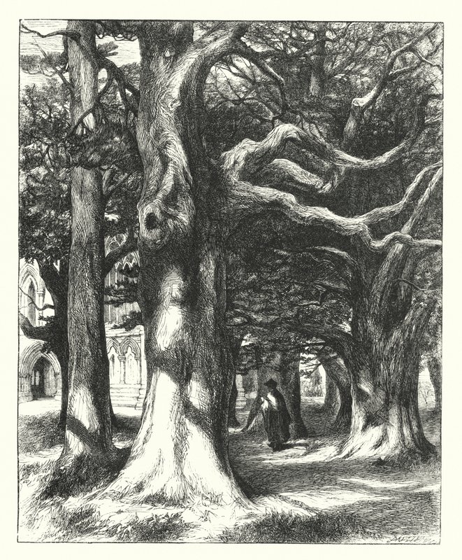 Le chemin vers la salle capitulaire - William Paton Burton