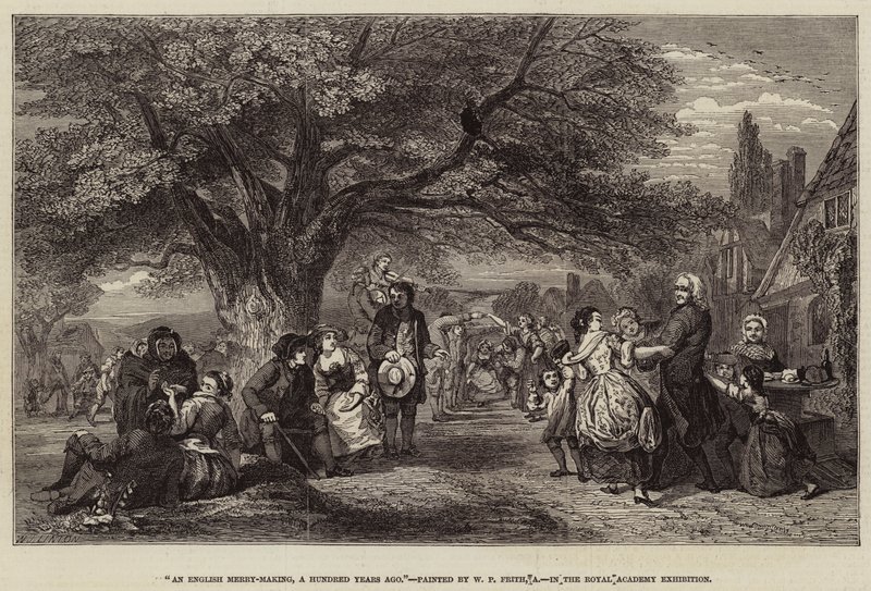 Une fête anglaise, il y a cent ans - William Powell Frith