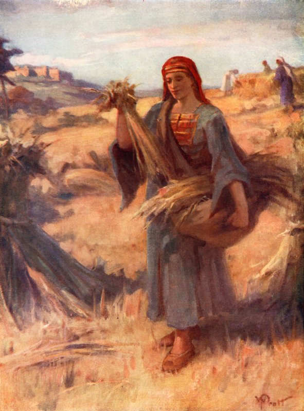Ruth dans les champs de blé, Ruth ii, 2 - William Pratt