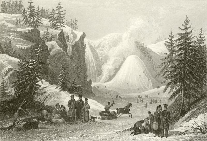 Chute et Cône de Montmorency, près de Québec - William Purser