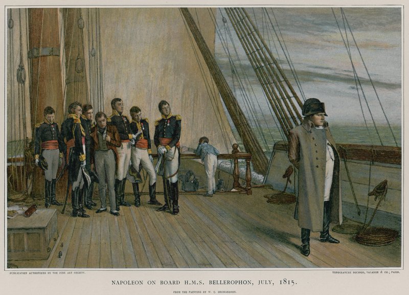 Napoléon à bord du HMS Bellerophon - William Quiller Orchardson