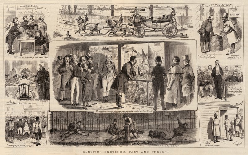 Croquis électoraux, passé et présent - William Ralston
