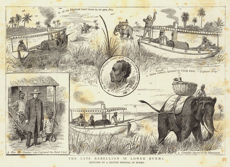 La dernière rébellion en Basse-Birmanie - William Ralston