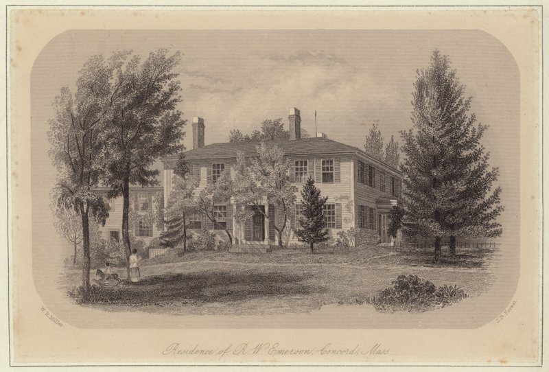 La résidence de Ralph Waldo Emerson - William Rickarby Miller