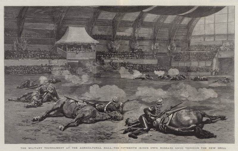 Le tournoi militaire au Agricultural Hall, les quinzièmes (King