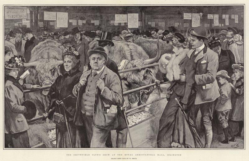Le salon du Smithfield Club au Royal Agricultural Hall, Islington - William Small