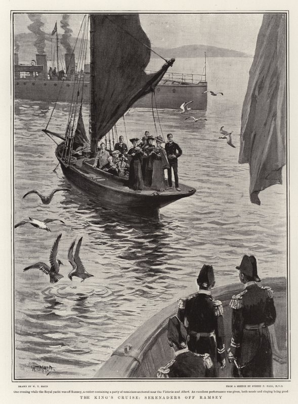 La Croisière du Roi, Sérénadeurs au large de Ramsey - William T. Maud