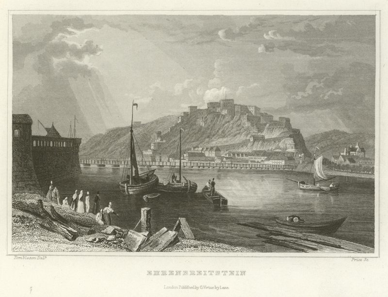 Ehrenbreitstein - William Tombleson