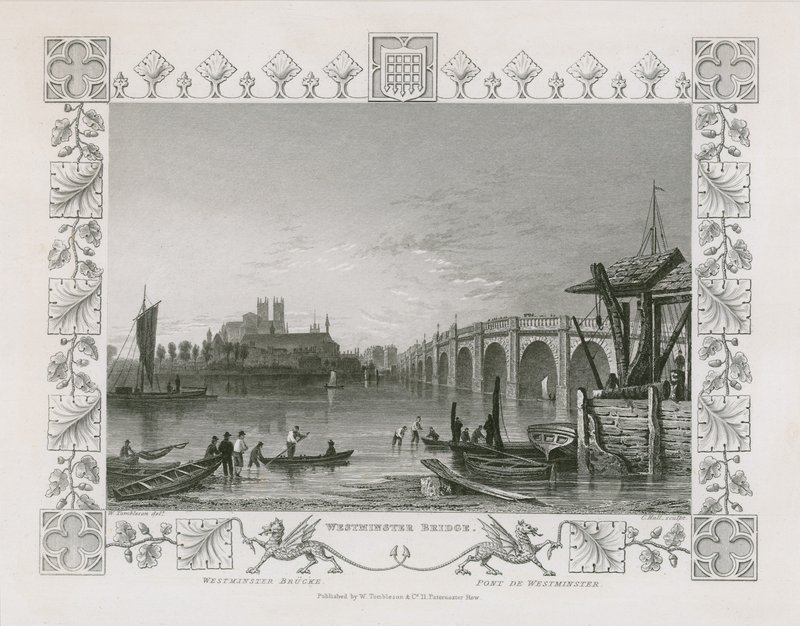 Pont de Westminster - William Tombleson
