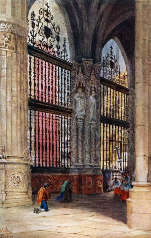 Burgos, la Capilla Mayor - William Wiehe Collins
