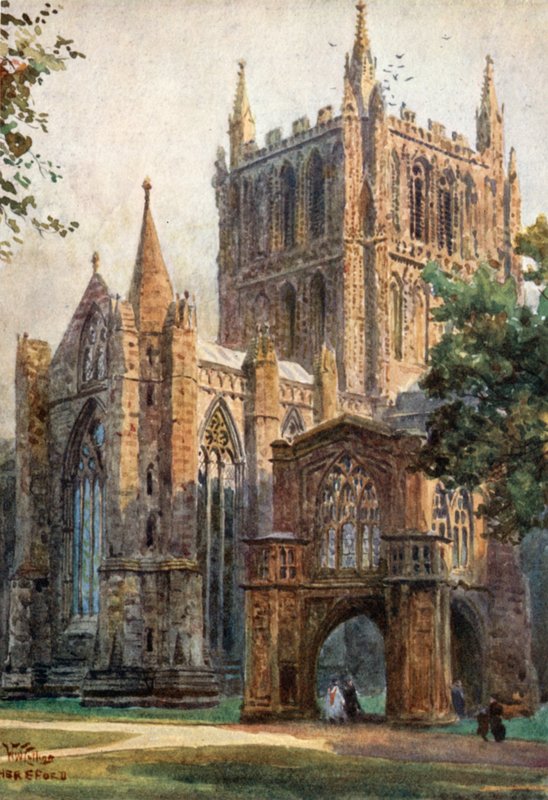 Hereford, le Transept Nord - William Wiehe Collins