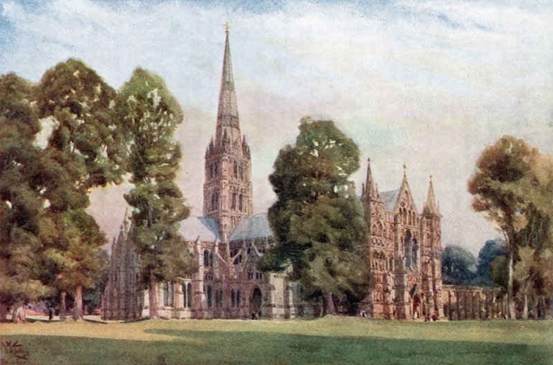 Salisbury, la cathédrale - William Wiehe Collins