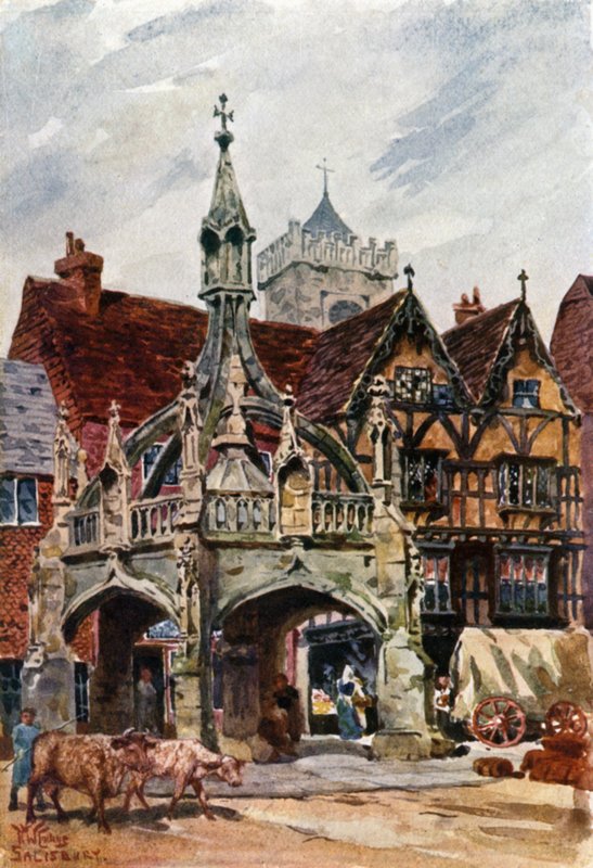 Salisbury, la croix du marché - William Wiehe Collins