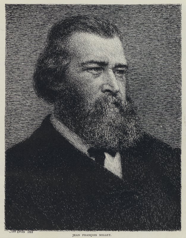 Jean François Millet, peintre français (lithographie) - Wyatt Eaton