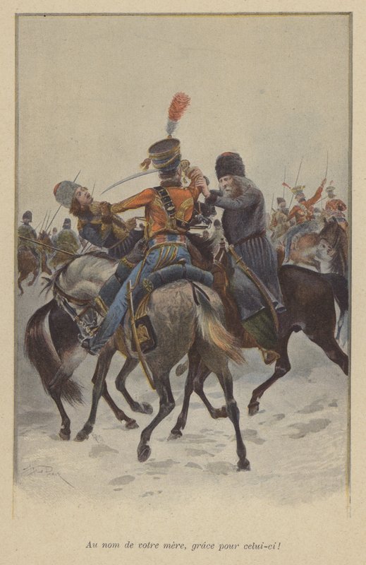 Engagement de cavalerie pendant l