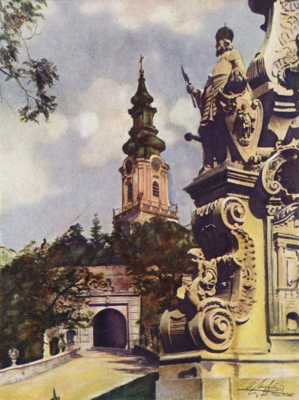 Cathédrale de Nitra, Tchécoslovaquie - after A. Langfier
