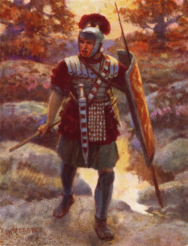 Un Centurion en marche - after Amedee Forestier