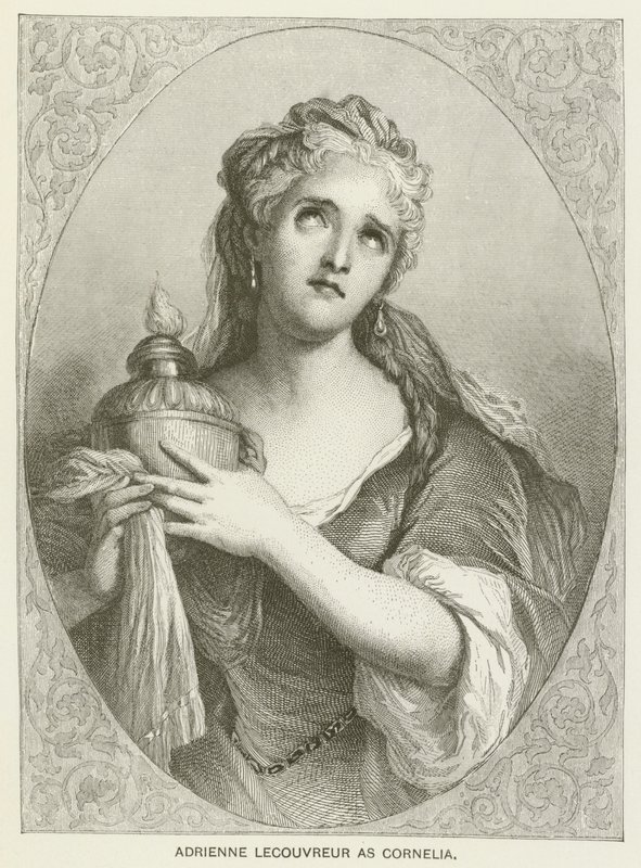 Adrienne Lecouvreur en Cornélie - after Antoine Coypel