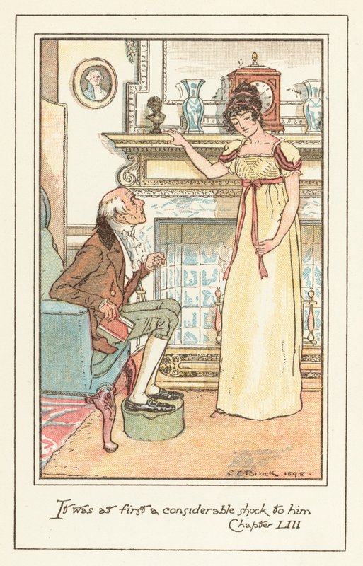 Illustration pour Emma de Jane Austen - after Charles Edmund Brock
