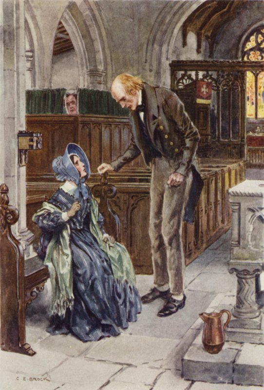 Illustration pour Martin Chuzzlewit - after Charles Edmund Brock