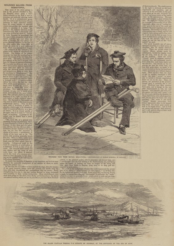 Marins blessés de Sébastopol - after Edmond Morin