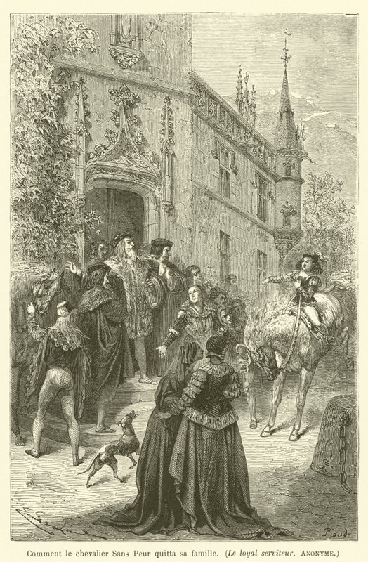 Comment le chevalier Sans Peur quitta sa famille, Le loyal serviteur, Anonyme - after Emile Antoine Bayard
