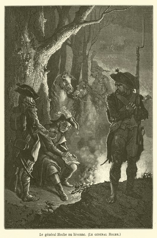 Le général Hoche au bivouac, Le général Hoche - after Emile Antoine Bayard