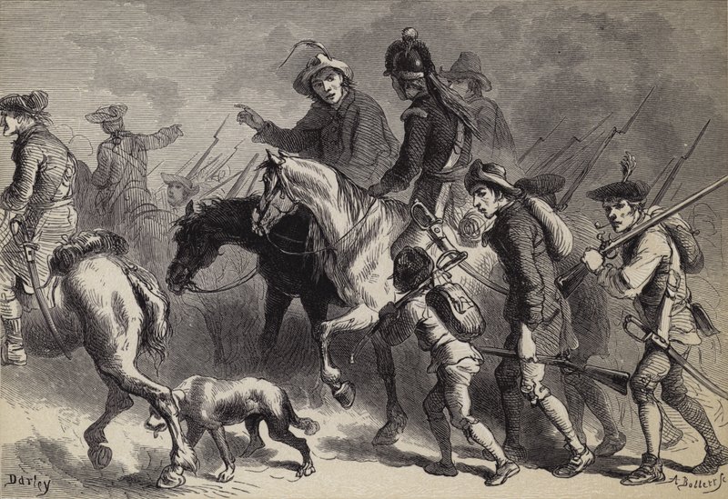 Soulèvement de la Paysannerie de la Nouvelle-Angleterre - after Felix Octavius Carr Darley