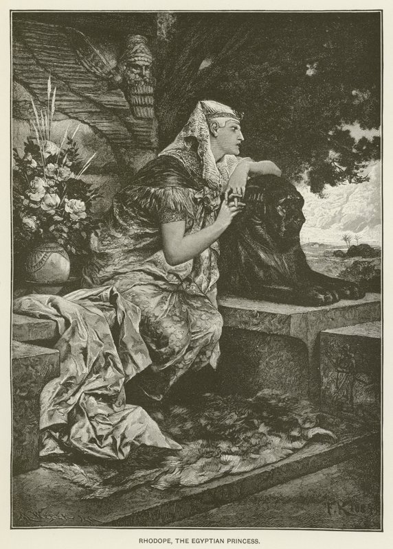 Rhodope, la princesse égyptienne - after Ferdinand Keller