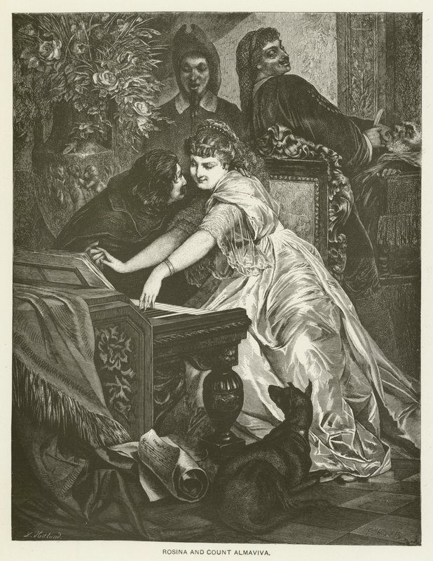 Rosina et le Comte Almaviva - after Ferdinand Keller