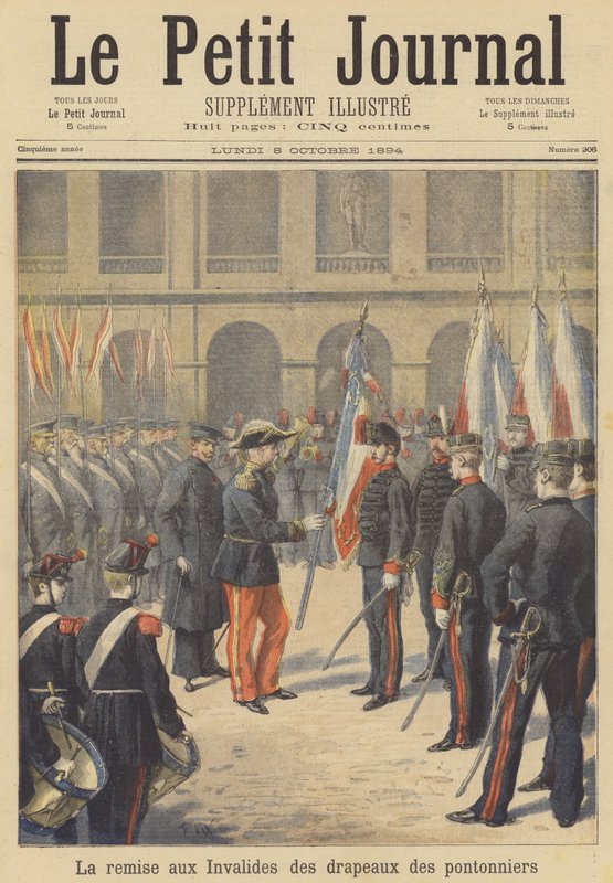 Les drapeaux du 2e régiment d