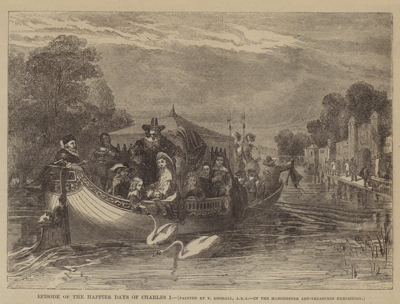 Épisode des jours heureux de Charles Ier - after Frederick Goodall
