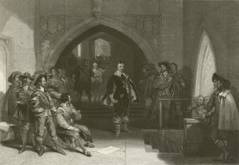 Arrestation de Strafford - after George Cattermole
