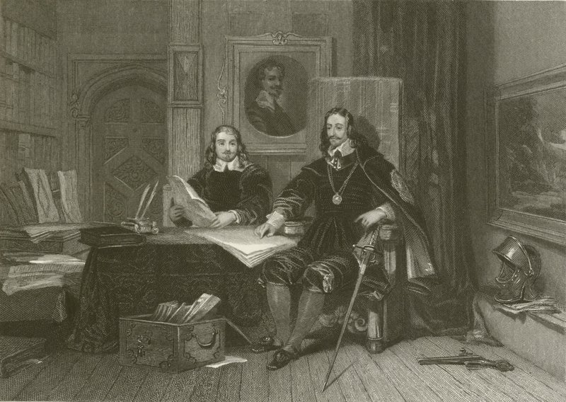 Le Roi et Hyde à Oxford - after George Cattermole