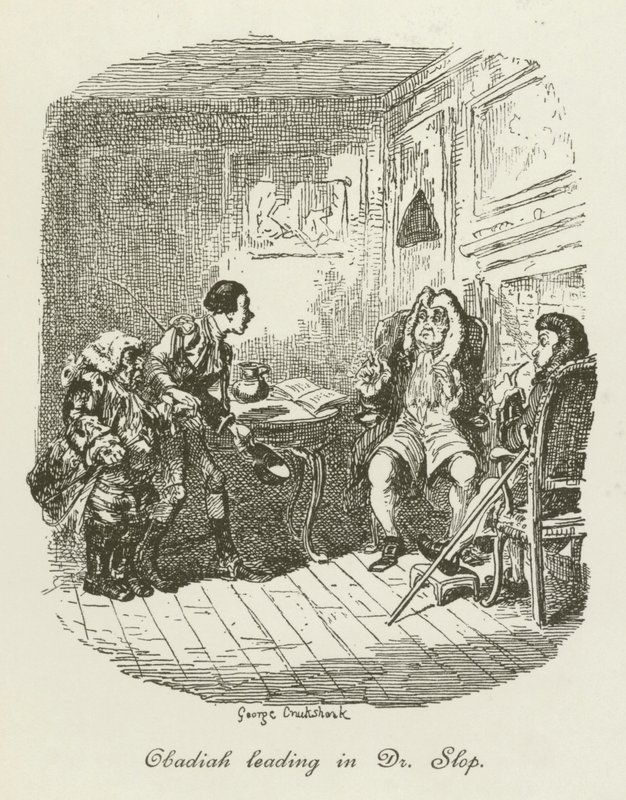 Illustration pour Tristram Shandy - after George Cruikshank