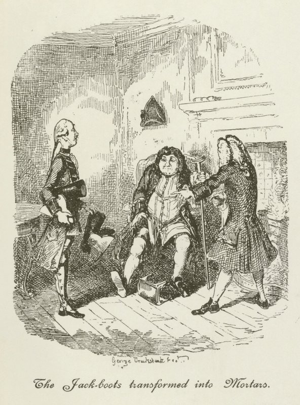 Illustration pour Tristram Shandy - after George Cruikshank