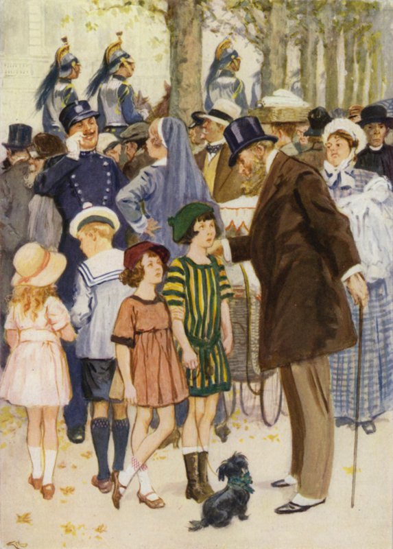 Une rue à Paris - after Gordon Frederick Browne