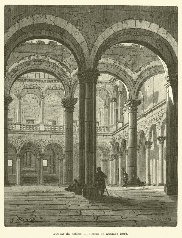 Alcazar de Tolède - Gustave after Dore