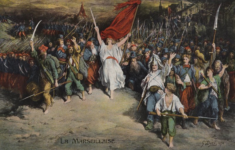 La Marseillaise, 1870 - Gustave after Dore