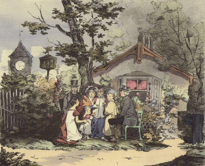 Un ministre et sa famille - after Henri Bonaventure Monnier