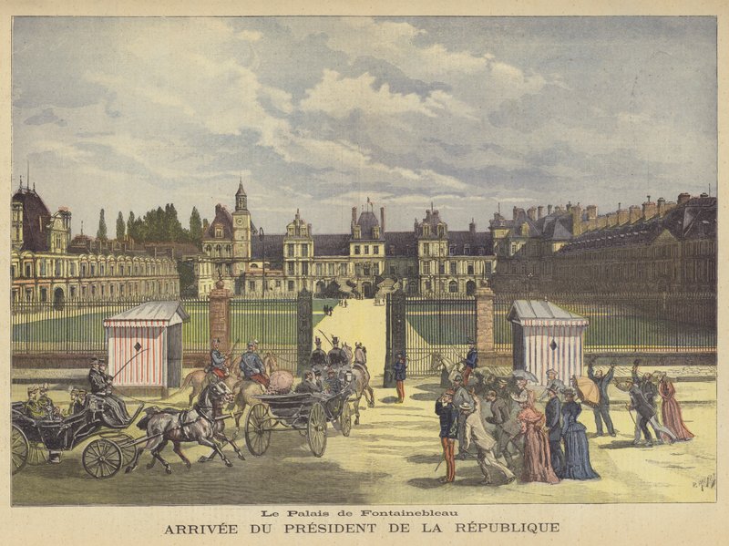 Arrivée du Président de la France au Palais de Fontainebleau - after Henri Meyer
