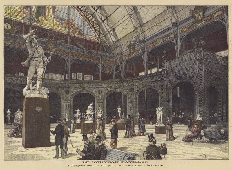 Exposition de sculpture dans le nouveau pavillon du Palais de l