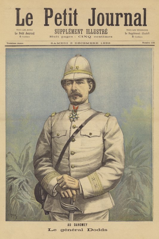 Général Dodds, commandant des troupes françaises au Dahomey - after Henri Meyer
