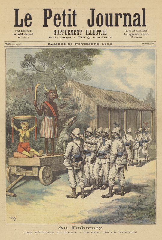 Au Dahomey : les fétiches de Cana - le dieu de la guerre - after Henri Meyer